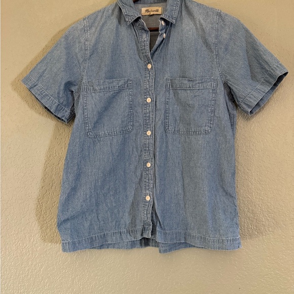 Madewell short sleeve button down bundle - Picture 4 of 12